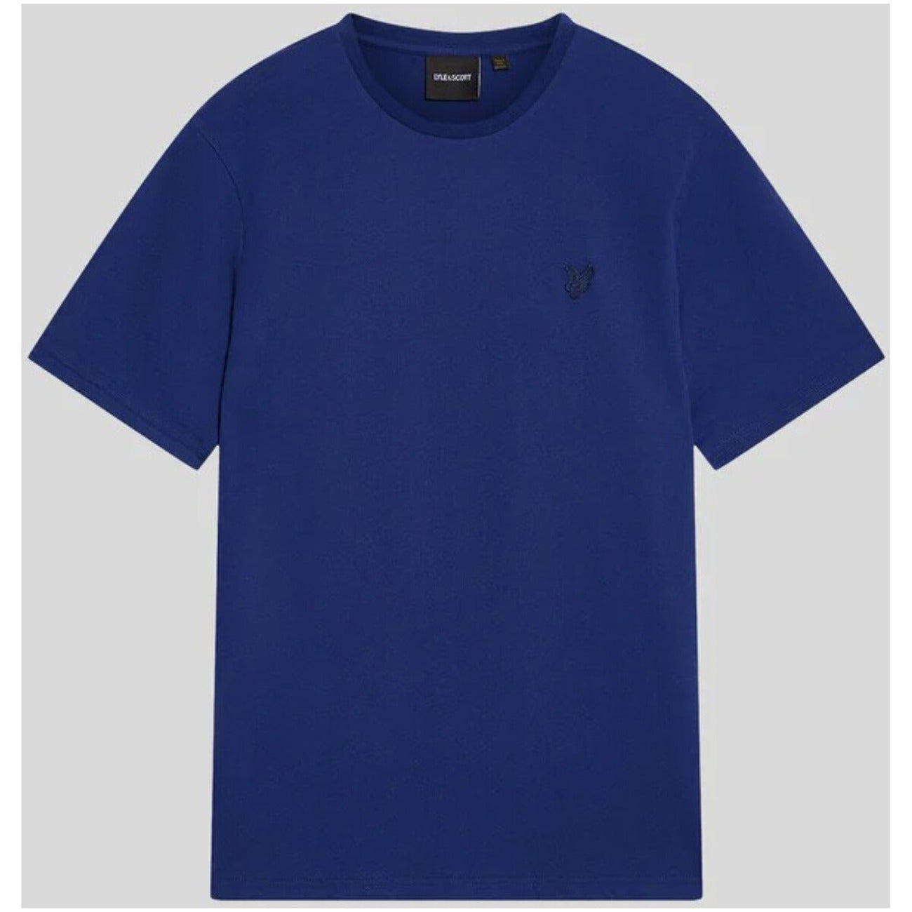 Lyle & Scott T-Shirt basic maniche corte Uomo Blu Scollo Tondo Cotone 100% Vista frontale stesa 