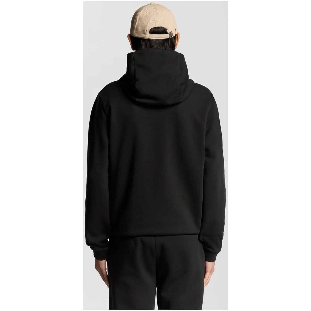 Lyle & Scott Felpa con Cappuccio Uomo Nero Maniche Lunghe Tasche Anteriori Cotone 60% Poliestere 40% Autunno Inverno ML2394V