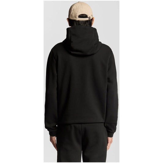 Lyle & Scott Felpa con Cappuccio Uomo Nero Maniche Lunghe Tasche Anteriori Cotone 60% Poliestere 40% Autunno Inverno ML2394V