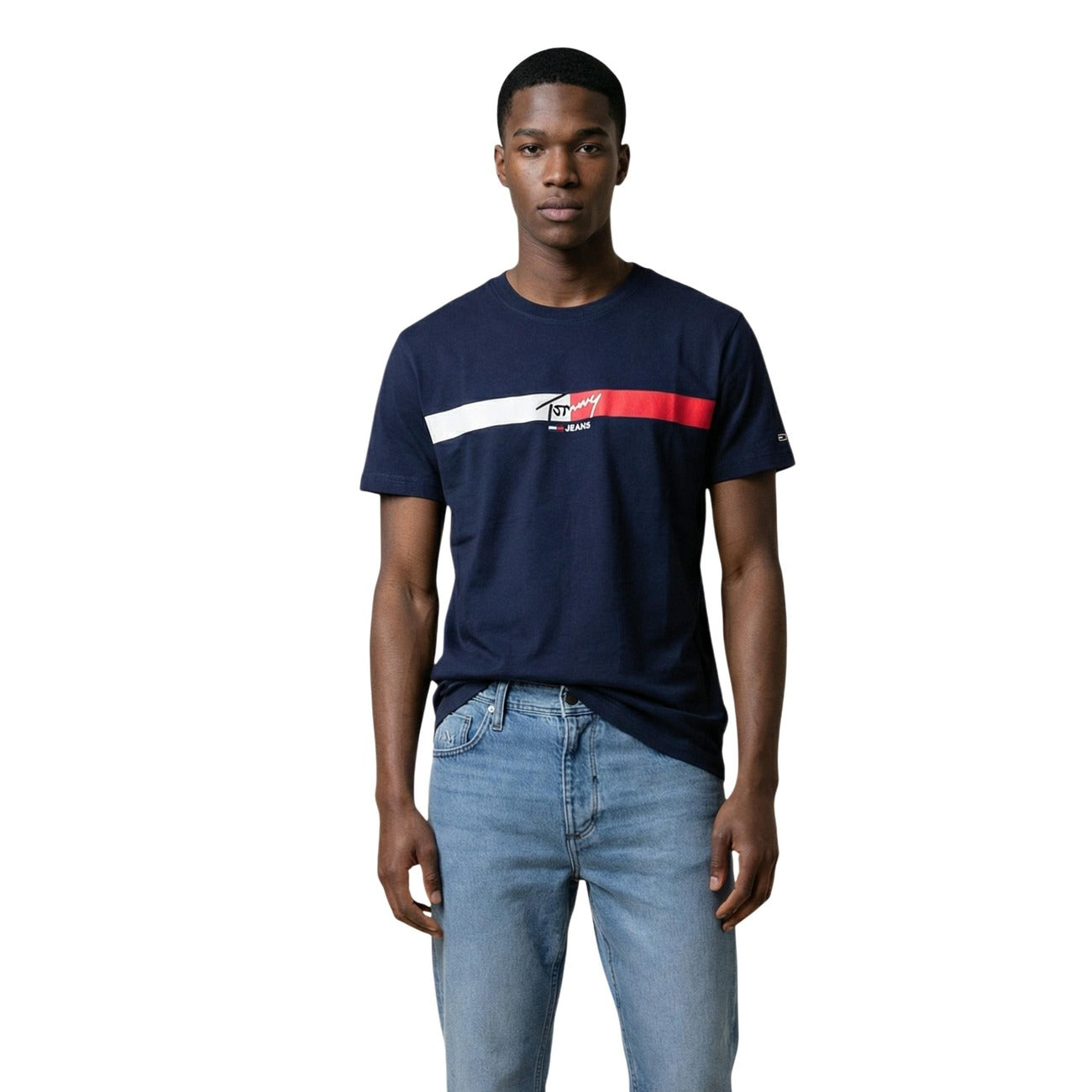 Tommy Hilfiger Jeans T-Shirt con stampa maniche corte Uomo DM0DM22539