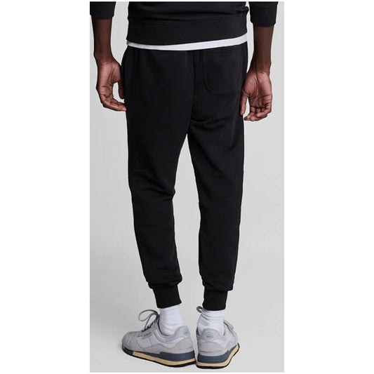 Lyle & Scott Pantaloni Sportivi Uomo Nero Lacci Tasche Anteriori Cotone 100% Autunno Inverno ML822VOG