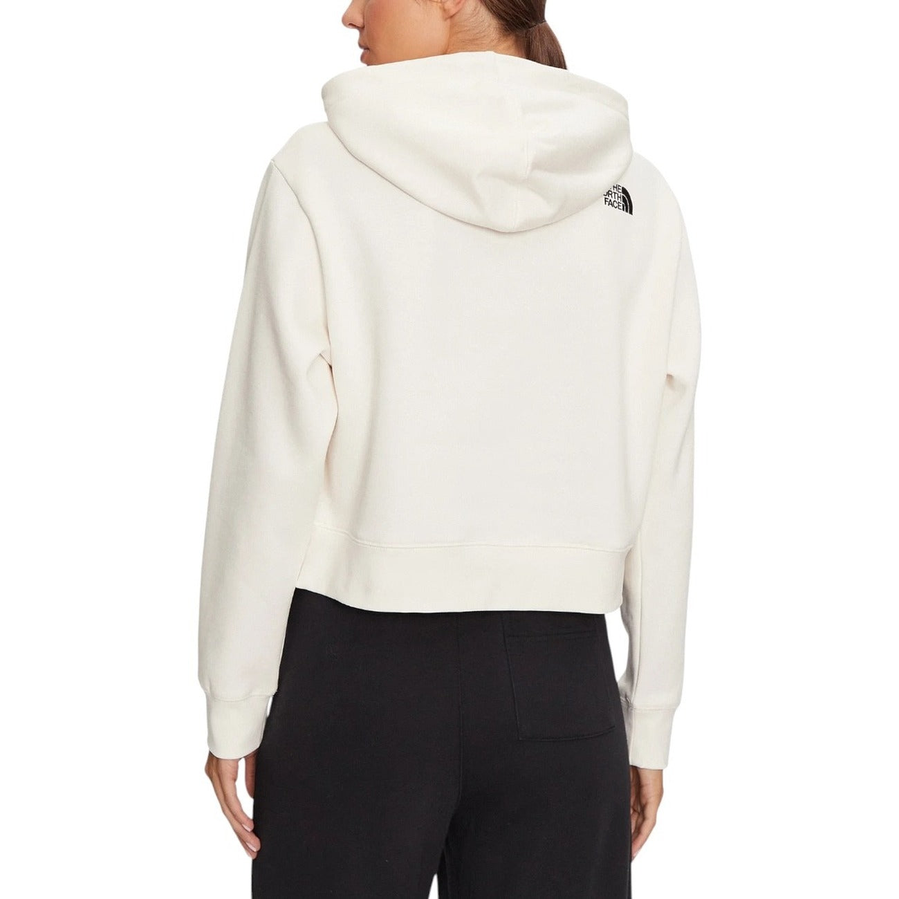 The North Face Felpa Cappuccio Donna Bianca NF0A89EXQLI - Cotone 68%