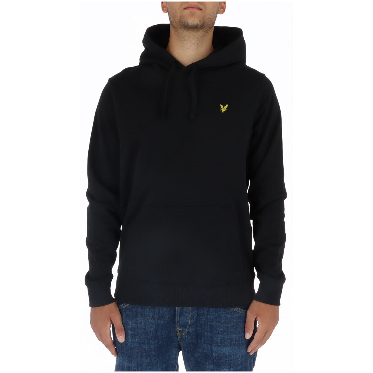 Lyle & Scott Felpa Uomo Verde con Cappuccio Maniche Lunghe Tasche Anteriori in Cotone 100% Autunno/Inverno ML416VOG