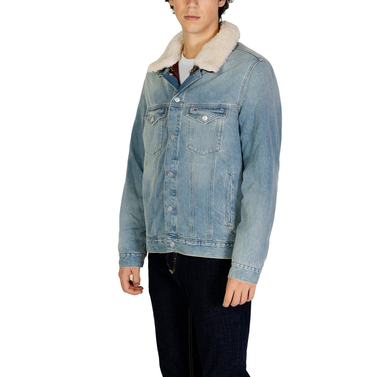 Tommy Hilfiger Giacca Jeans Uomo Azzurra DM0DM20432