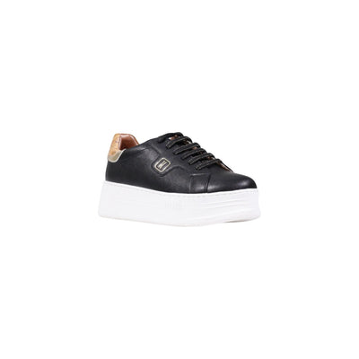 Alviero Martini Prima Classe Sneakers Donna Nere con Lacci Plateau - Sneakers Poliuretano