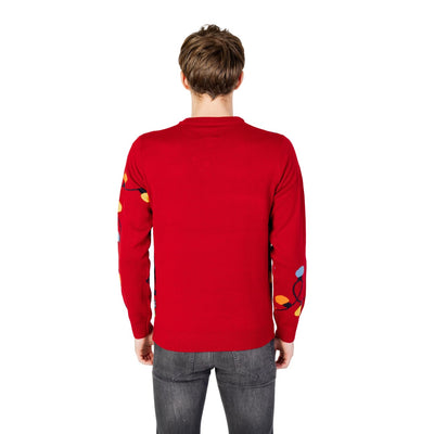 Only & Sons Maglia Uomo Rosso Manica Lunga Acrilico 100% Autunno Inverno 22027279