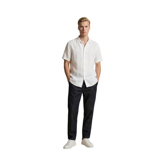 Pantaloni Regular Comfort Blu Gianni Lupo; Cotone Stretch. Tinta unita, vestibilità versatile, tessuto resistente e flessibile. Il classico contemporaneo ideale per la mezza stagione. Vista frontale intera 