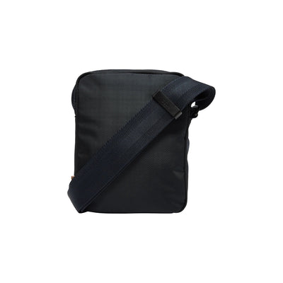 Boss Borsello Uomo Blu a Tracolla con Cerniera Tasche Interne Esterne - Borsello Poliestere 15.5x21x4.5cm