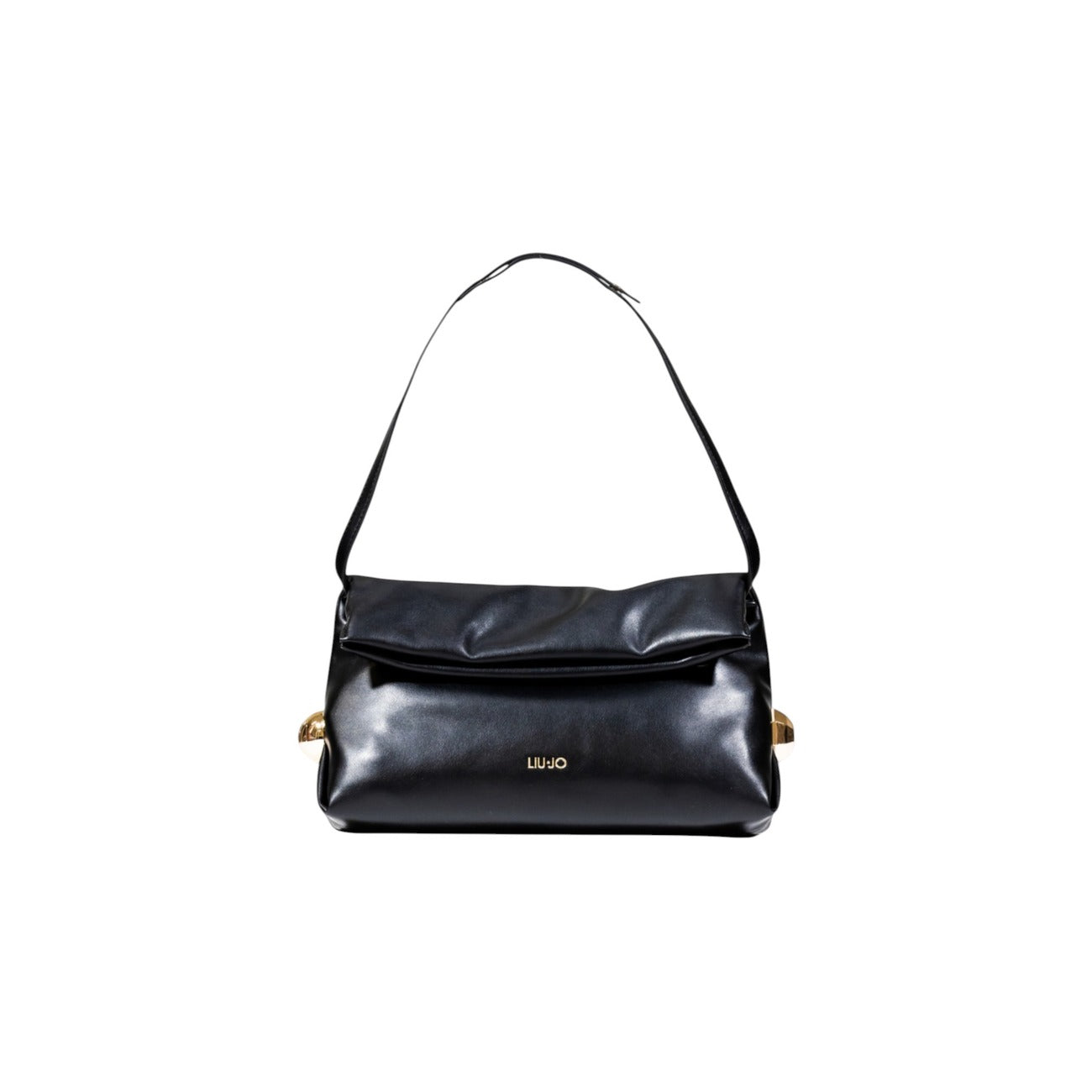 Liu Jo Borsa Donna Marrone Mano Bottoni Automatici Tasche Interne Poliuretano 100% 30x18x11 cm AF5097 E0077