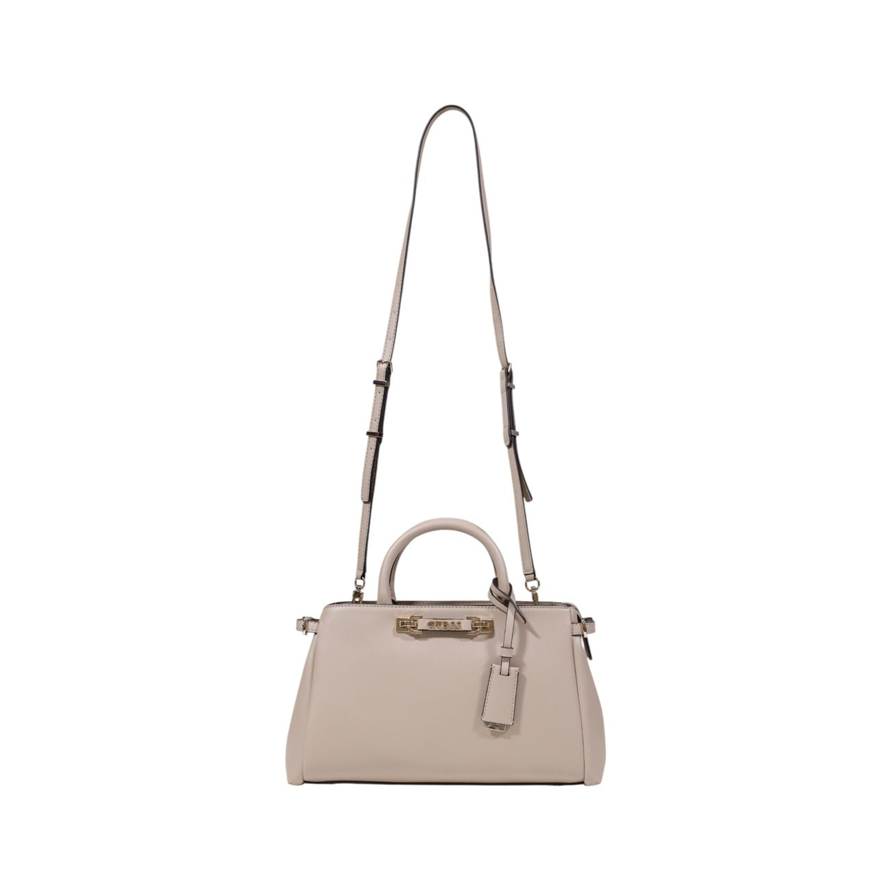 Guess Borsa Donna Beige in Poliuretano 100% a Mano con Tracolla Cerniera Tasche Interne 17x32x13 cm HWBG96 44060