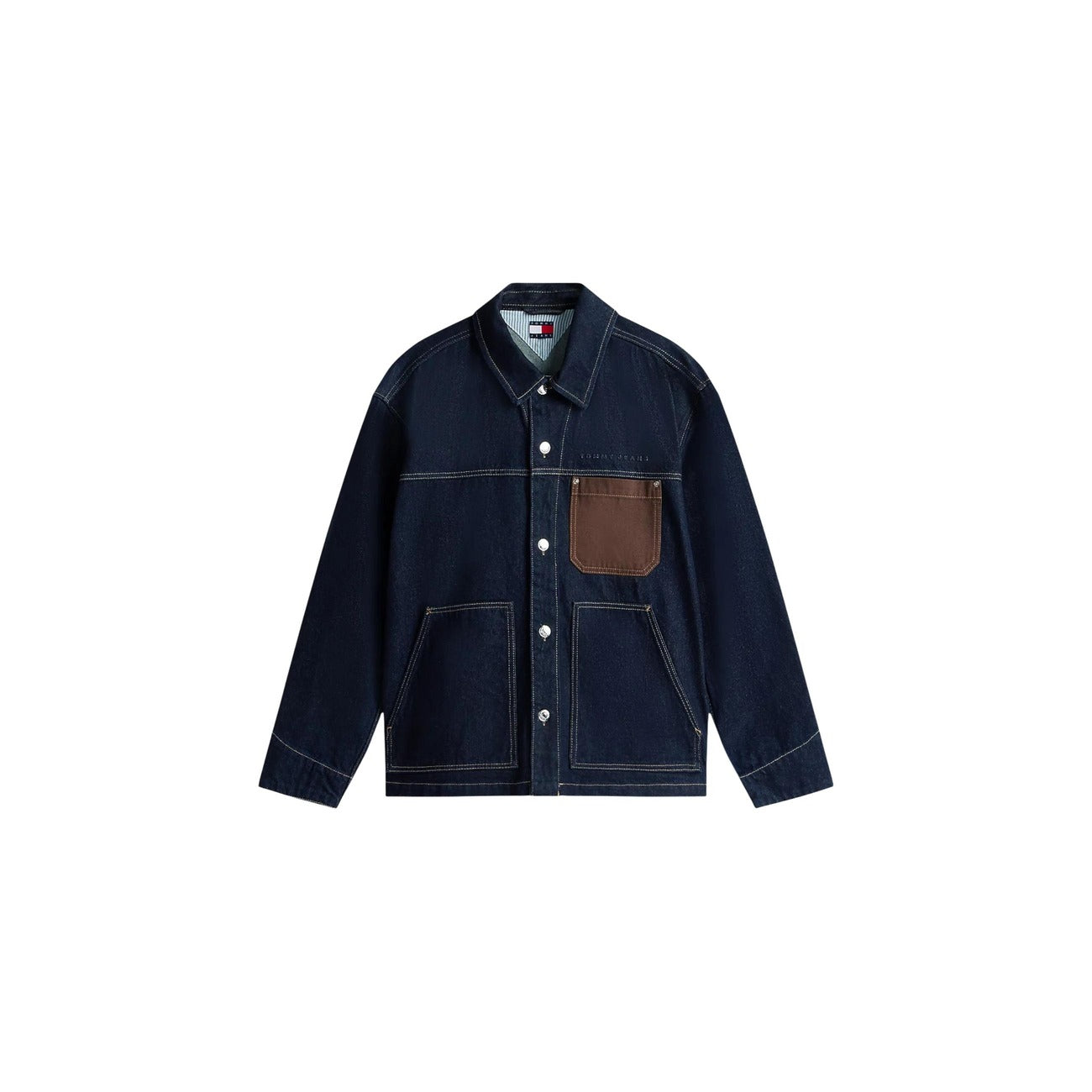 Tommy Hilfiger Jeans Giacca di Jeans relaxed fit in stile funzionale Uomo DM0DM22419