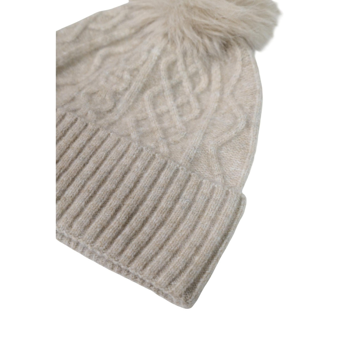 Pieces Berretto con Pompom Donna PCAVIA POMPOM HOOD BC