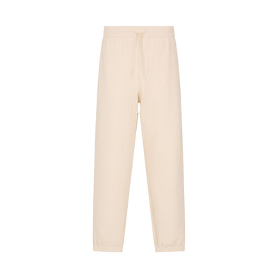 Emporio Armani Pantaloni Uomo Bianchi con Lacci Tasche Anteriori - Pantaloni Cotone Lyocell Elastan