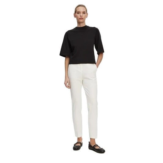 Pinko Pantaloni Donna Bianco Viscosa Nylon Elastan Primavera Estate V_32677