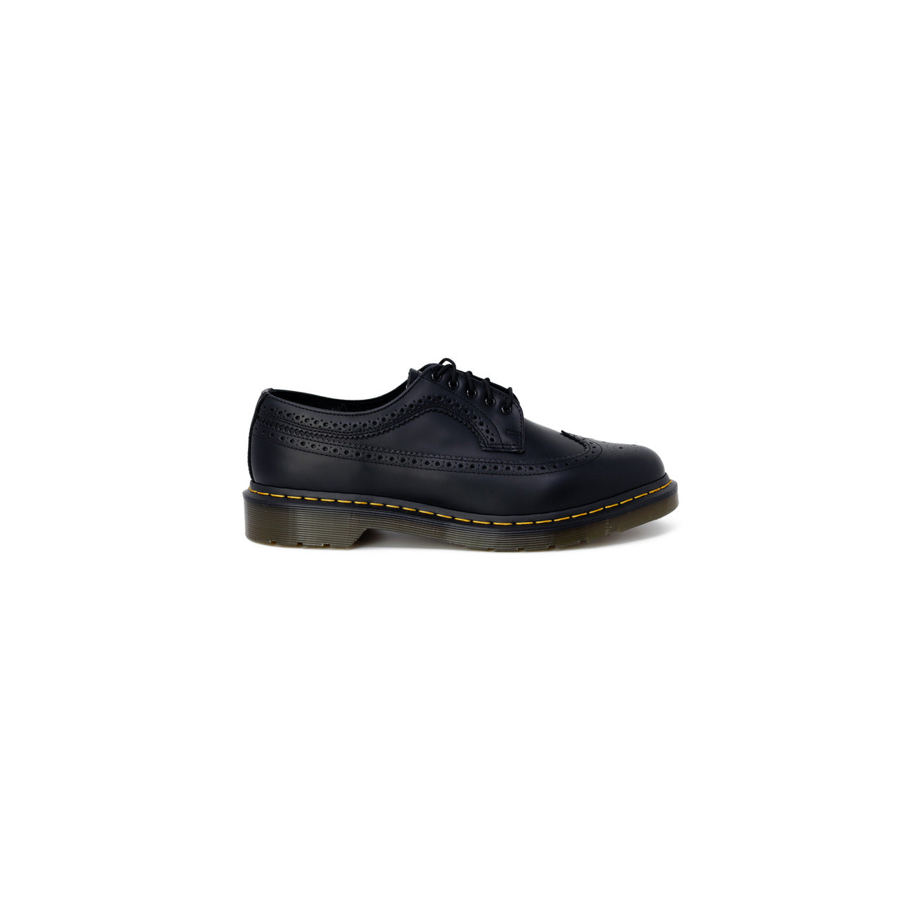 Scarpe stringate Dr. Martens BROGUE 3989 in pelle smooth uomo nere con lacci 100% pelle - vista laterale