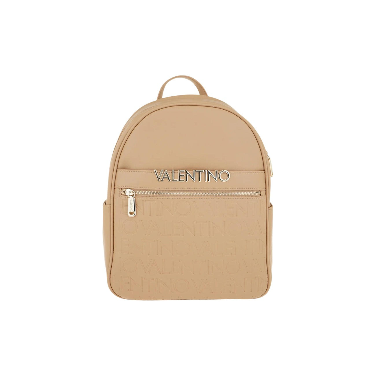 Zaino beige Donna Valentino Bags Cora; Misure 13x28x13 cm. Tessuto 100% poliuretano con tasca frontale e chiusura a cerniera lampo. Spallacci regolabili logati e manico corto, stile casual 4 stagioni.