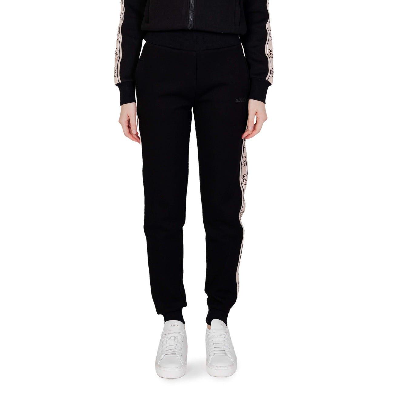 Pantaloni Sportivi Donna Guess Active Bianchi 100% Cotone - Stile Casual