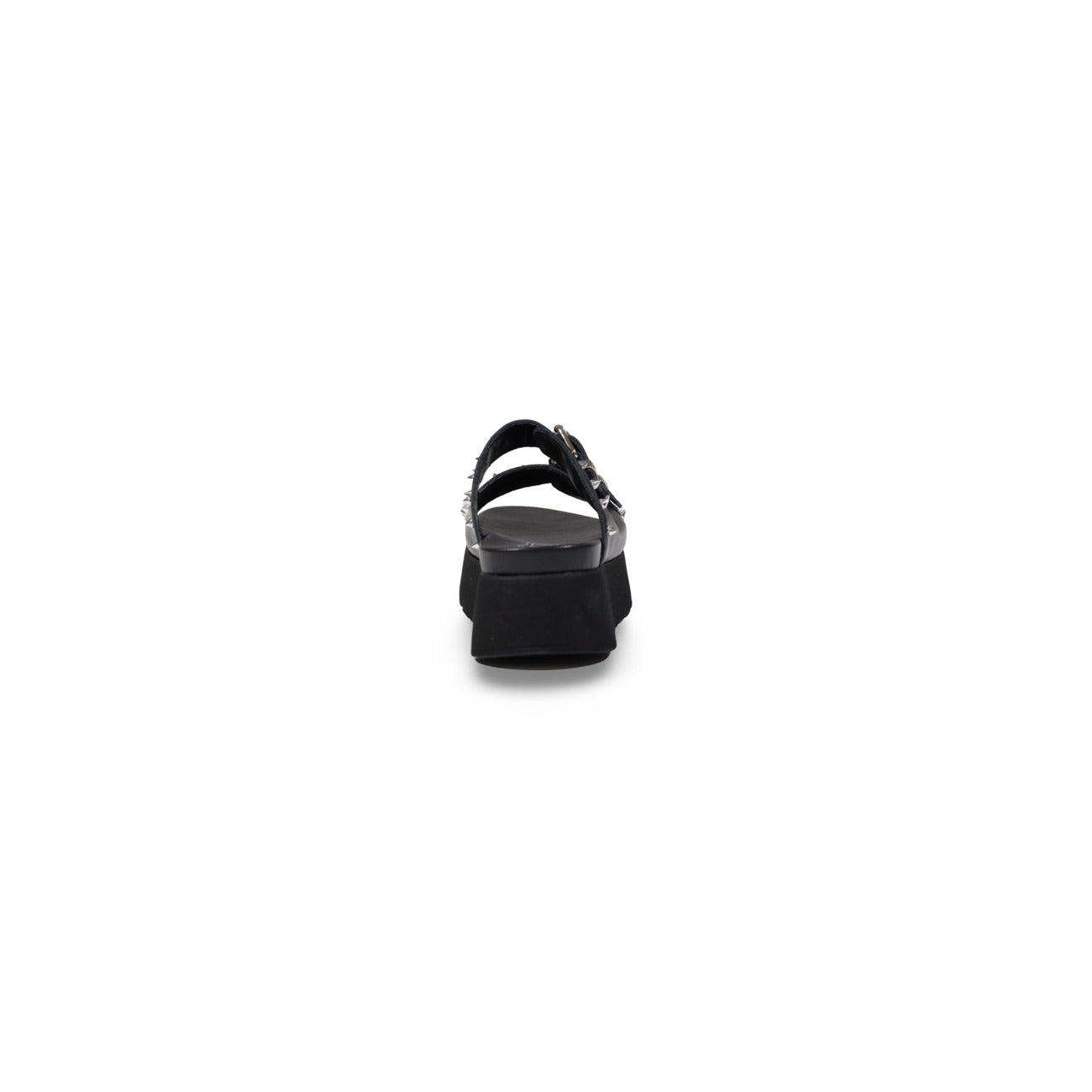Cult Janis 3146 W; Sandalo Platform Nero. 100% Pelle, tacco 5,5 cm. Suola robusta, fibbie regolabili, stile casual-rock. Must-have estate 2026. Vista posteriore 