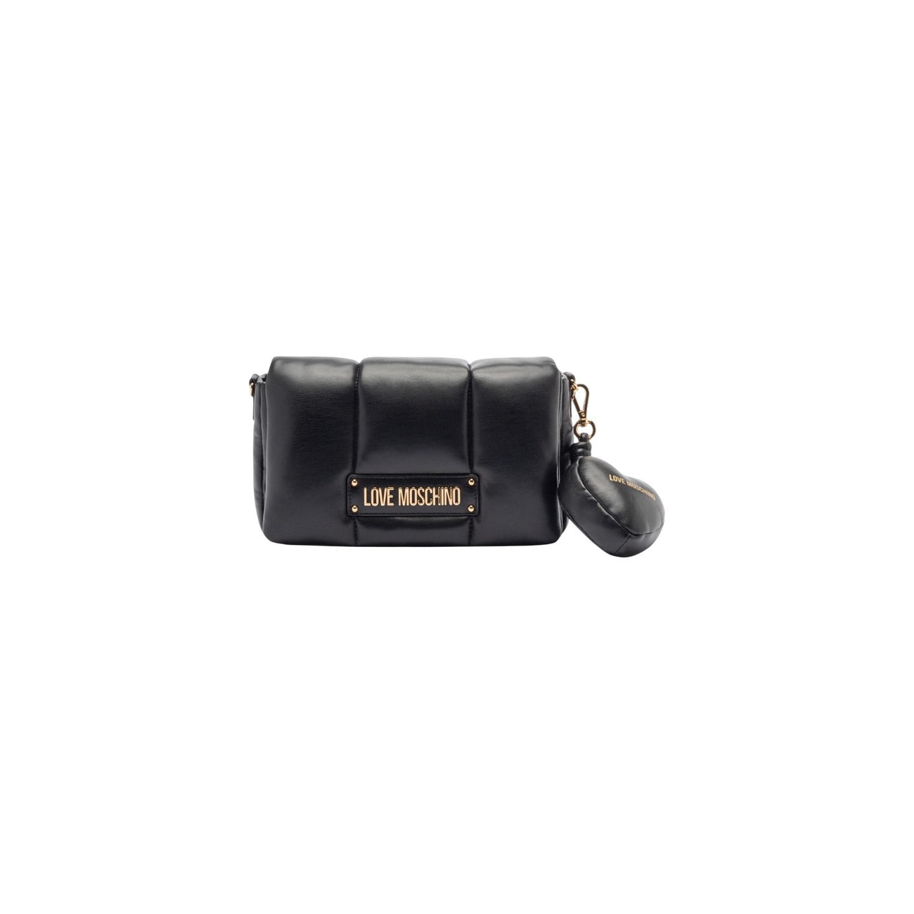 Love Moschino Borsa Donna Nero Tracolla Bottone Tasca Interna Poliuretano 100% Autunno Inverno JC4318PP0N