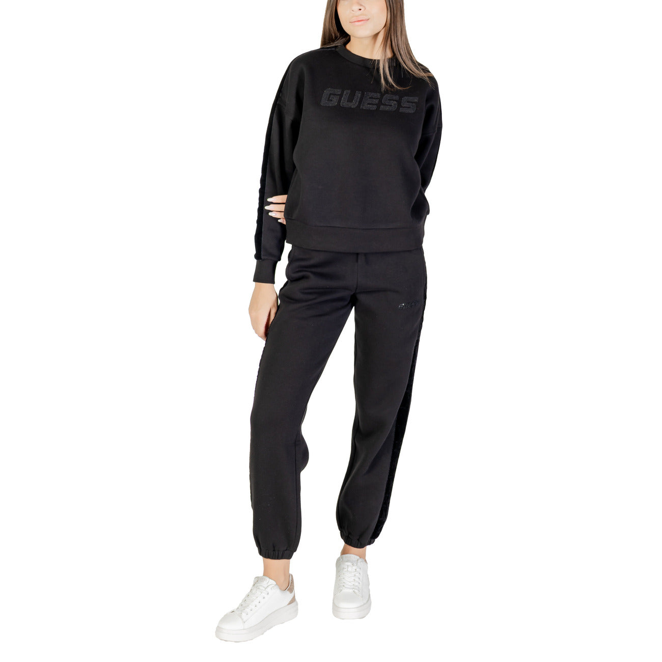 Guess Active Women's Black Sweatshirt V5BQ10 KB681 - 60% Cotton