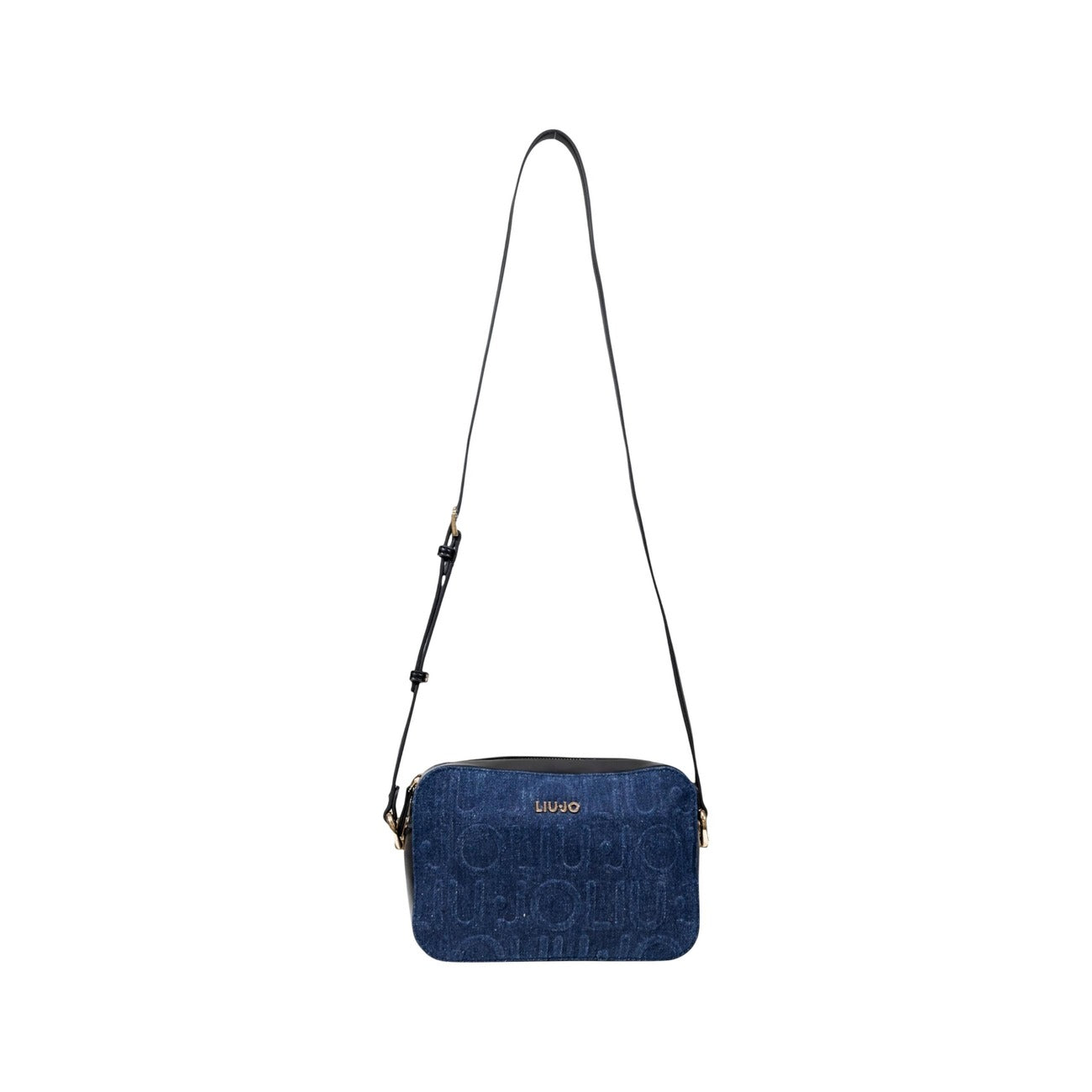 Liu Jo Borsa Donna Blu Tracolla Cerniera Tasca Interna Cotone 70% Poliestere 30% 23x16x8 cm AF5159 D0001