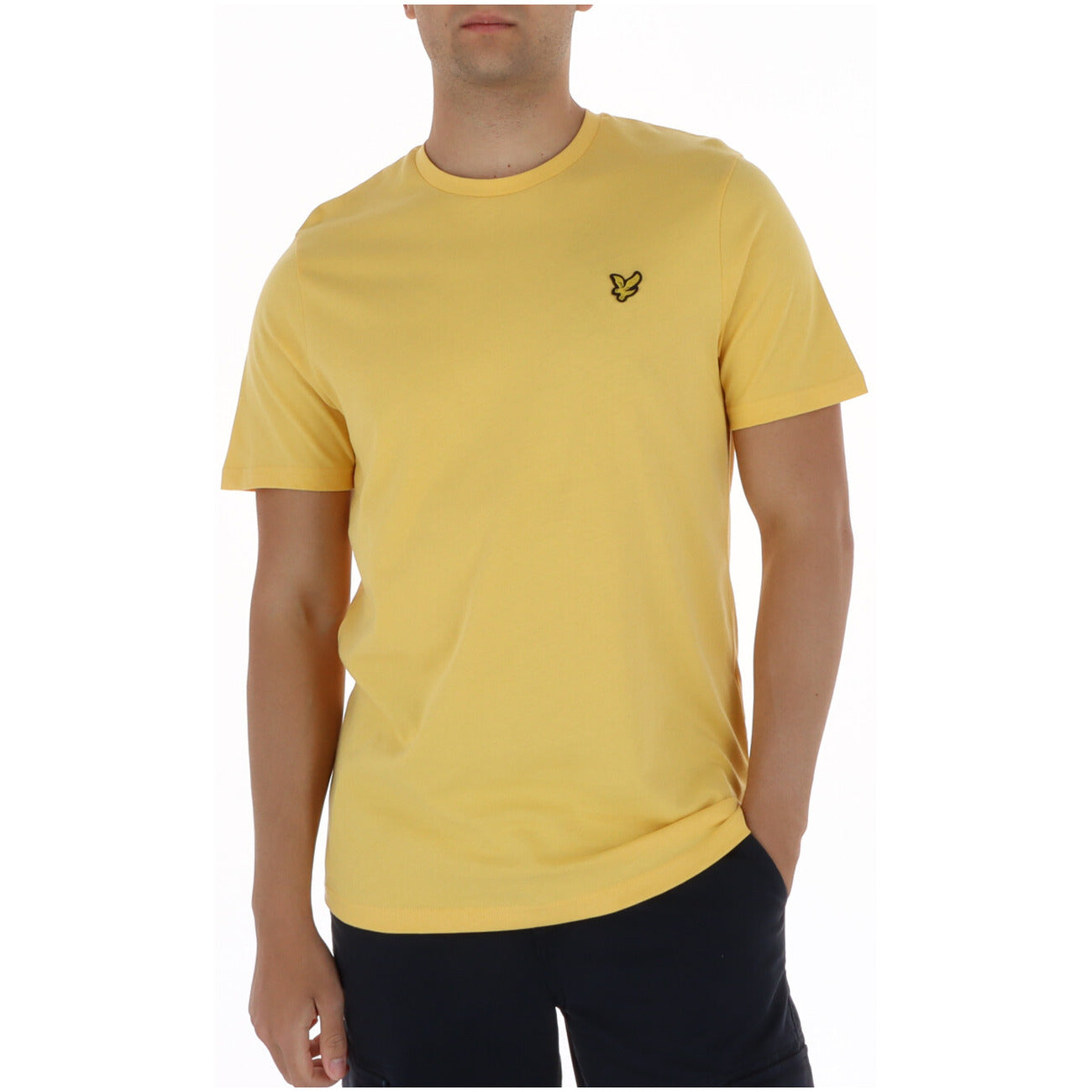 Lyle & Scott T-Shirt Uomo Marrone Manica Corta Scollo Tondo 100% Cotone Autunno/Inverno TS400VOG