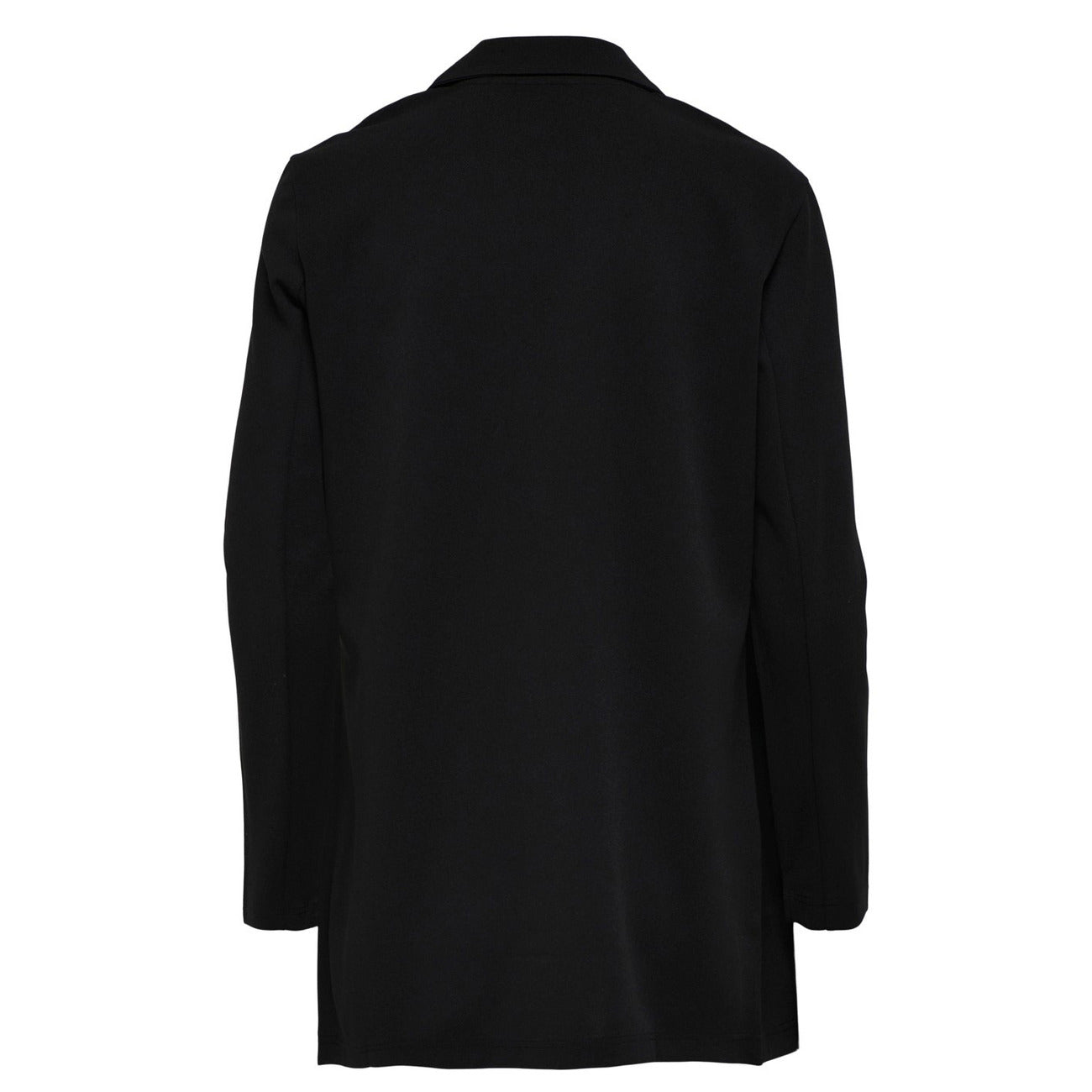 Jacqueline De Yong Giacca Donna Nero Monocromo Maniche Lunghe Colletto Bavero Poliestere 95% Elastan 5% Autunno Inverno 15180572