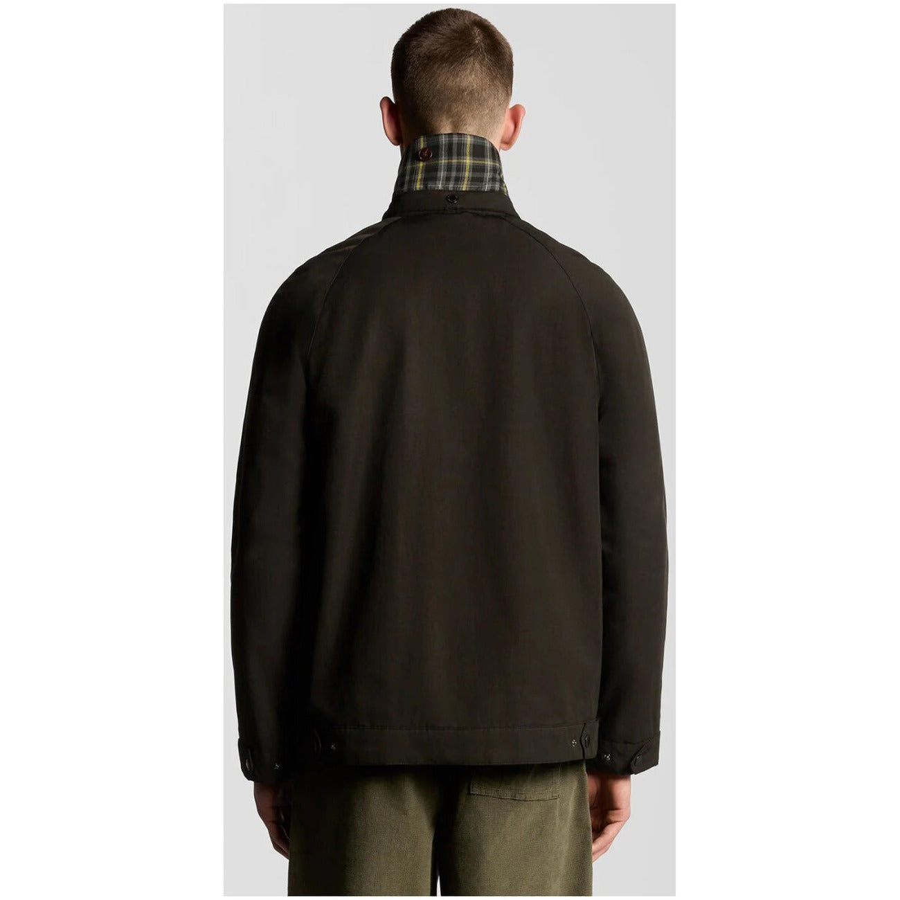 Lyle & Scott Giacca Uomo Nera con Zip e Bottoni JK2308V