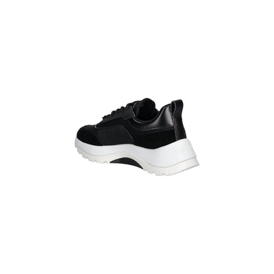 Calvin Klein Sneakers Donna Nero Lacci Pelle 100% Sportive Basse Autunno Inverno HW0HW02487