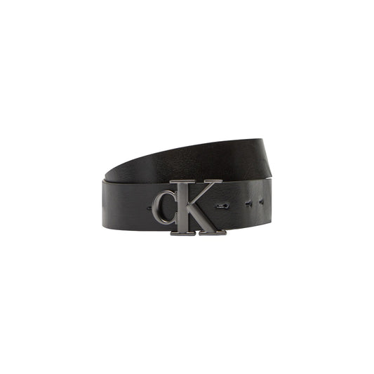 Calvin Klein Cintura Uomo Nera Pelle 100% Autunno Inverno LV04G7033G
