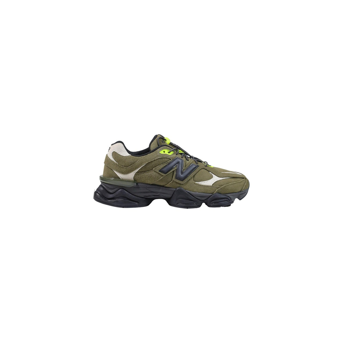 Sneakers uomo New Balance 9060 Dark Olivine – Scarpe da ginnastica verde oliva camoscio U90602M3.