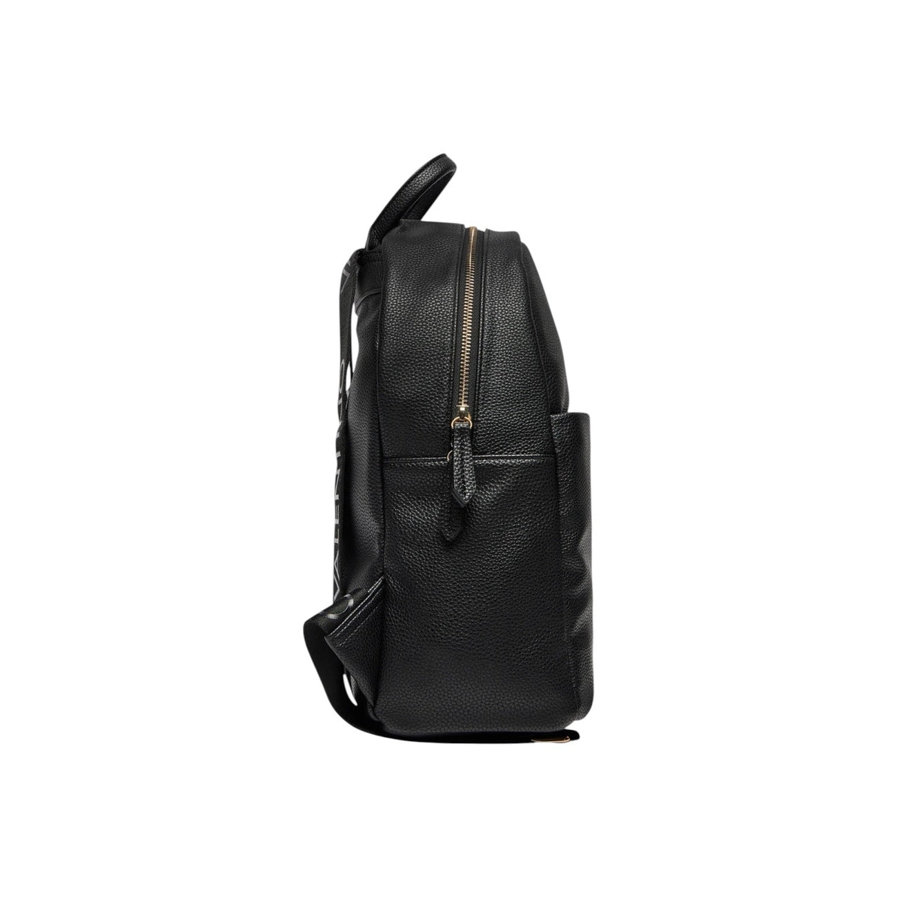 Valentino Bags Zaino Donna Nero con Cerniera - Zainetto Poliuretano Tasca Interna 32.5x32x13cm