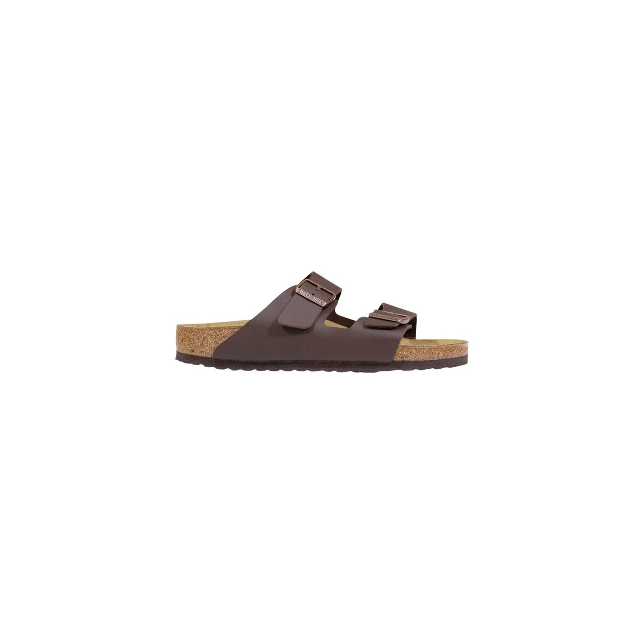 Ciabatte uomo Birkenstock modello ARIZONA nere in Birko-Flor con doppia fibbia regolabile e plantare anatomico