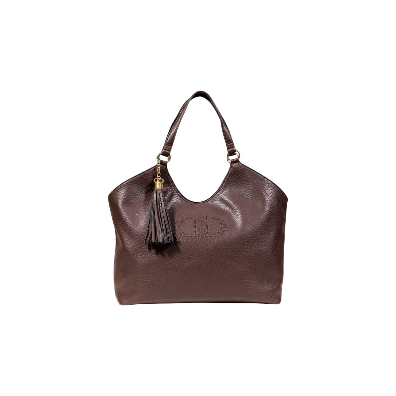 Liu Jo Borsa Donna Marrone in Ecopelle 100% a Mano con Tracolla Cerniera Tasche Interne 45x28x15 cm AF5120 E0161
