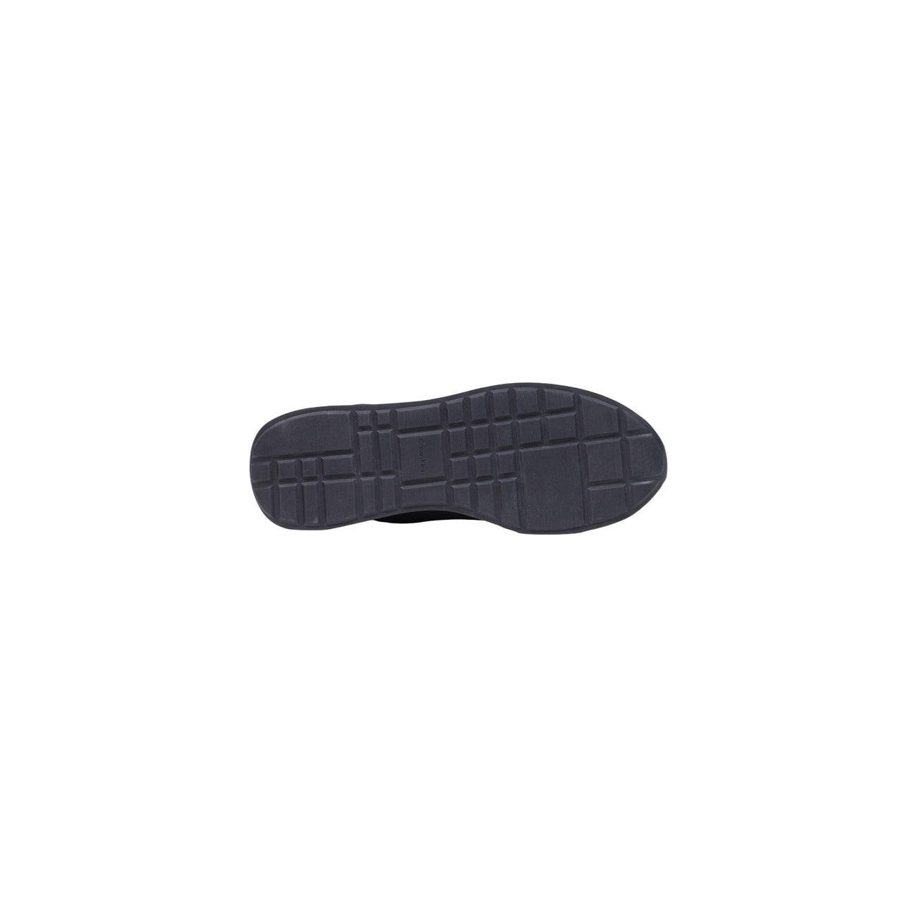 Sneakers Calvin Klein nere uomo HM0HM02469. Scarpe sportive da uomo nere in poliestere riciclato con logo monogram cK ricamato, dettagli a contrasto su tallone e suola, scarpe da ginnastica casual basse per uso quotidiano 4 stagioni.