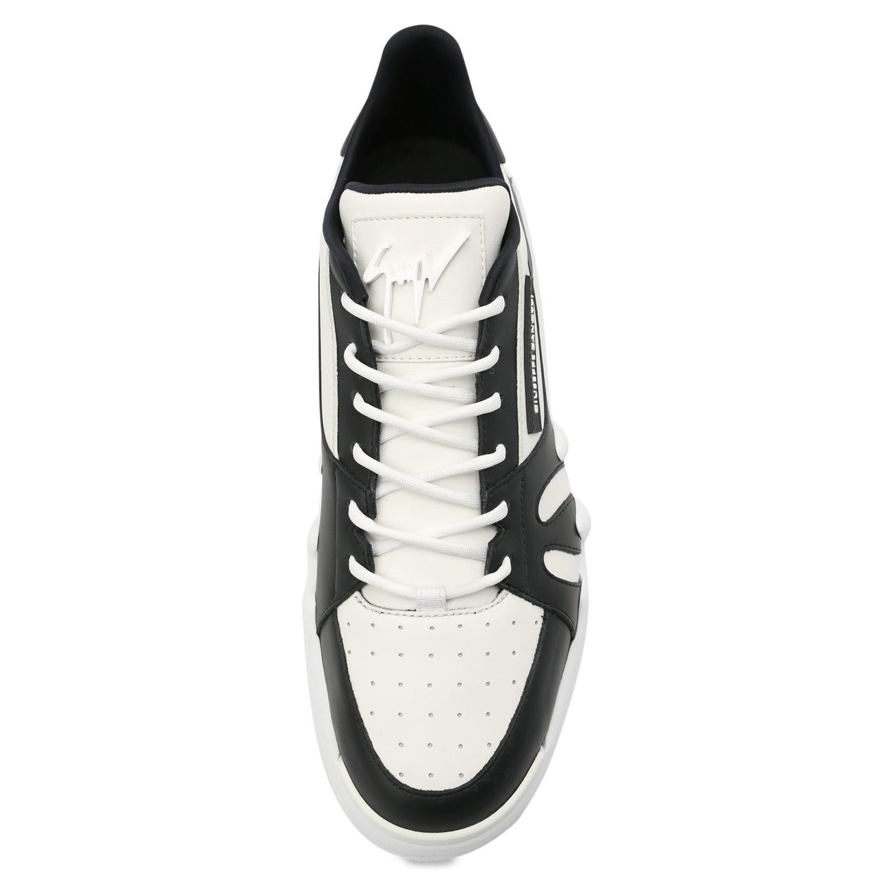 Sneaker Giuseppe Zanotti Talon; Nero, 100% Pelle. Suola 5 cm, lacci tubolari, punta traforata. Patch logo laterale, interno foderato, eccellenza Made in Italy. Stagione Autunno/Inverno.