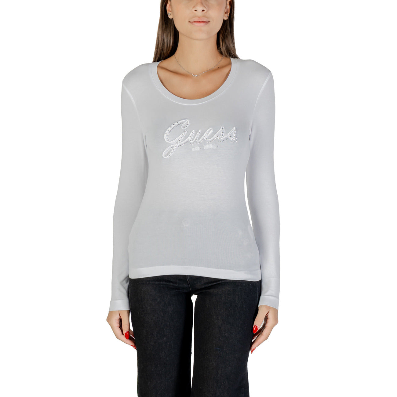 Guess T-Shirt manica lunga Donna