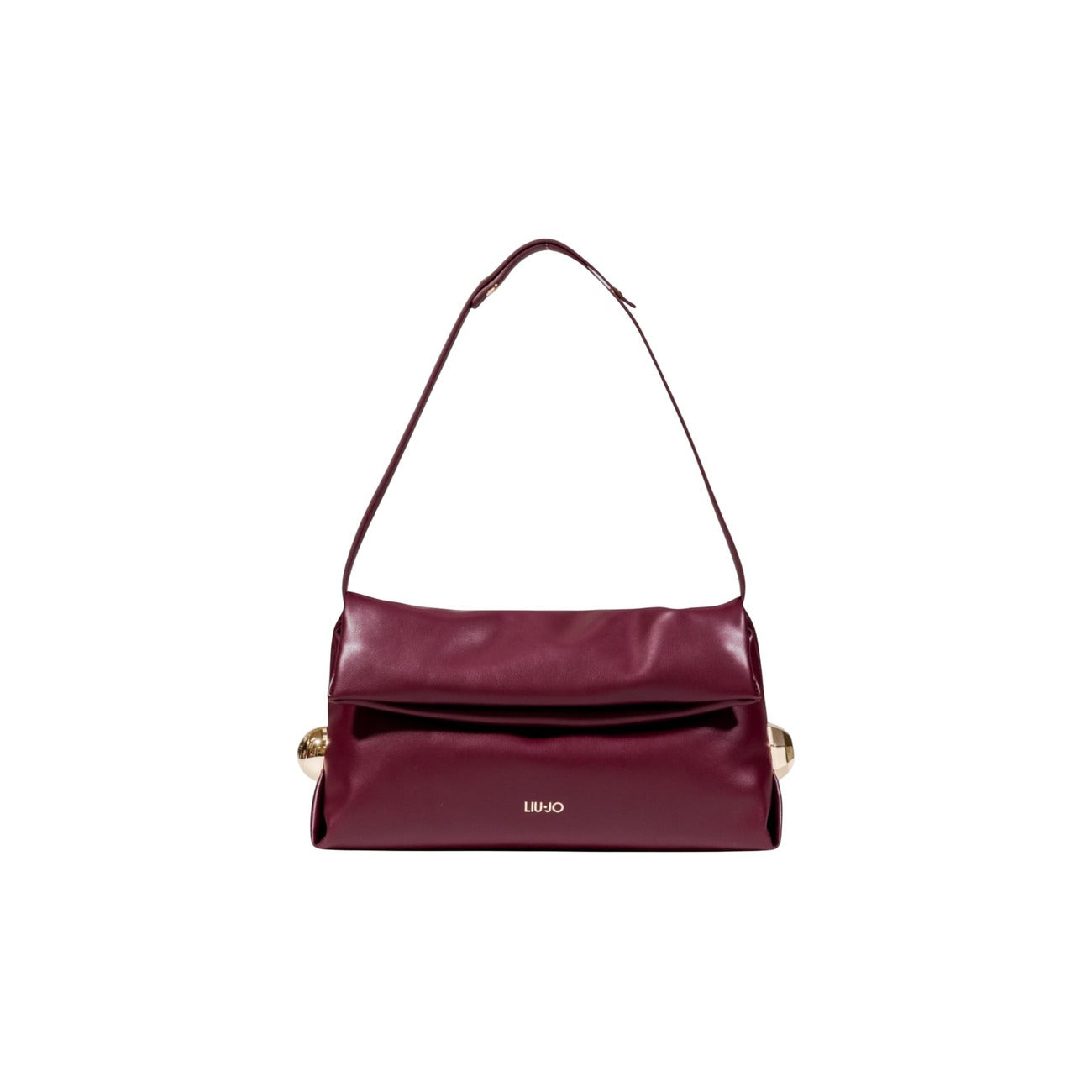 Liu Jo Borsa Donna Marrone Mano Bottoni Automatici Tasche Interne Poliuretano 100% 30x18x11 cm AF5097 E0077