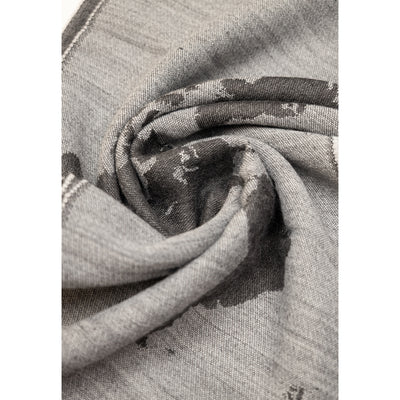 Alviero Martini Prima Classe Sciarpa Donna Grigia con Stampa - Sciarpa Invernale 180x33cm