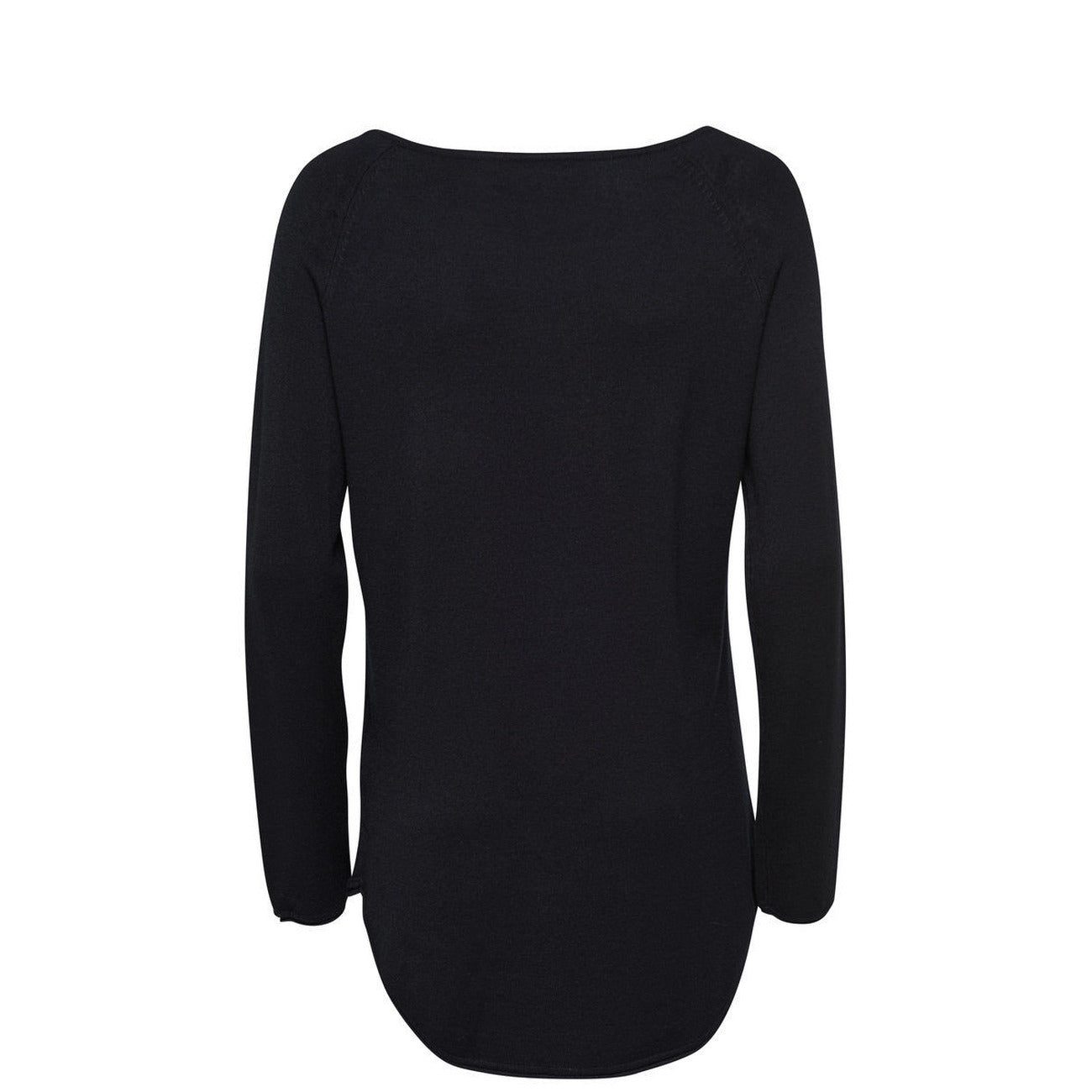 Only Maglia Donna Nero Scollo Tondo Manica Lunga Viscosa Poliammide Primavera Estate WH7_75249_NERO