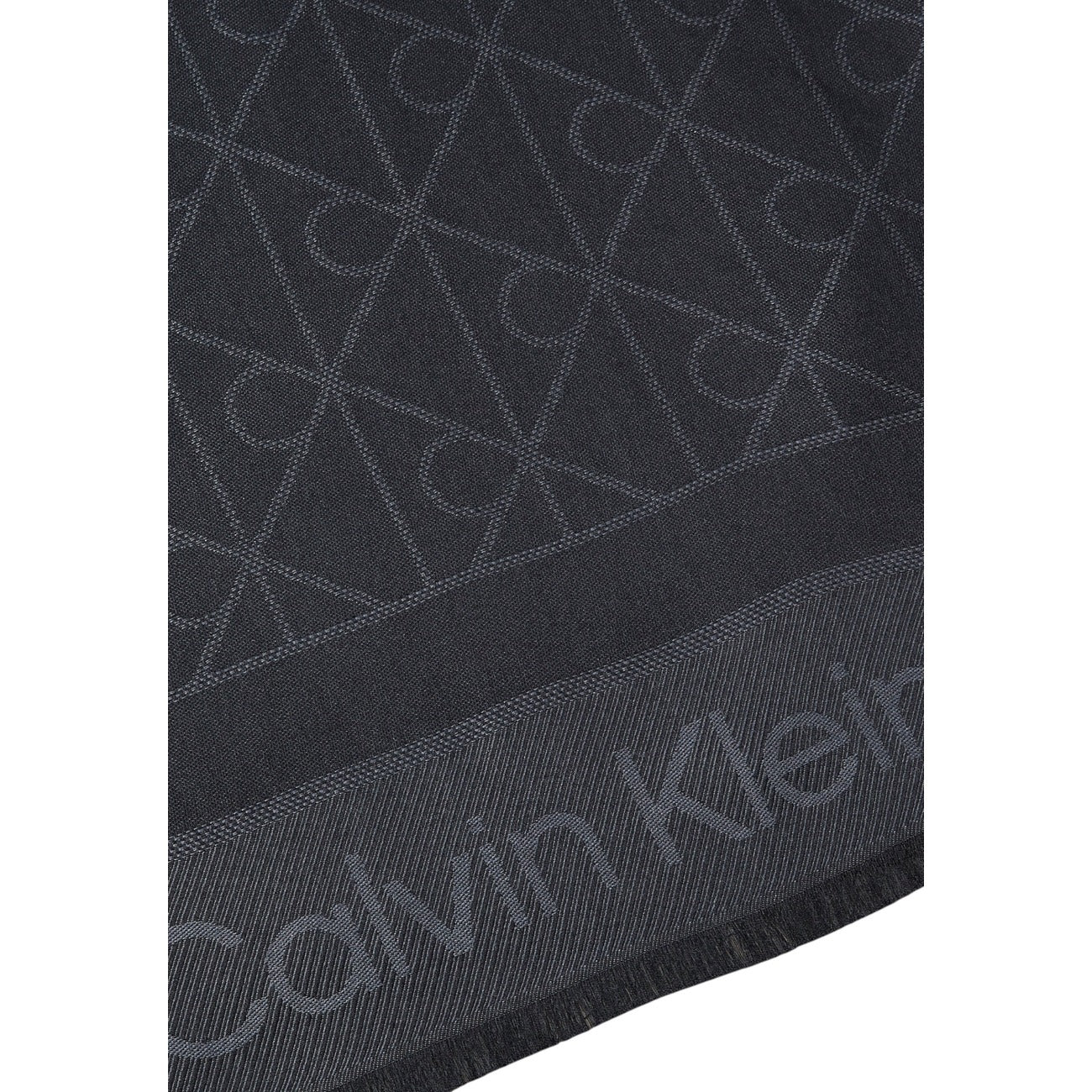 Calvin Klein Sciarpa Uomo Nera con Stampa - Sciarpa Invernale Modal 115x118cm