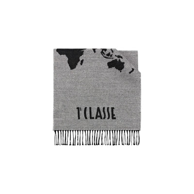 Alviero Martini Prima Classe Sciarpa Donna Grigia con Stampa Geo - Sciarpa 170x40cm Autunno Inverno