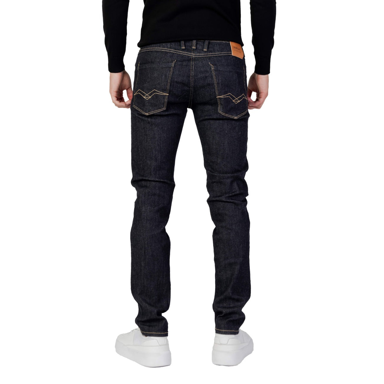 Replay Jeans Uomo Neri Zip Bottone Tasche Anteriori Posteriori Autunno Inverno M914Y .000.661 FI3