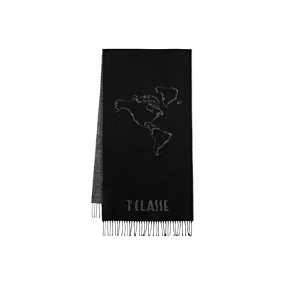 Alviero Martini Prima Classe Sciarpa Donna Marrone con Stampa - Sciarpa Invernale 170x40cm