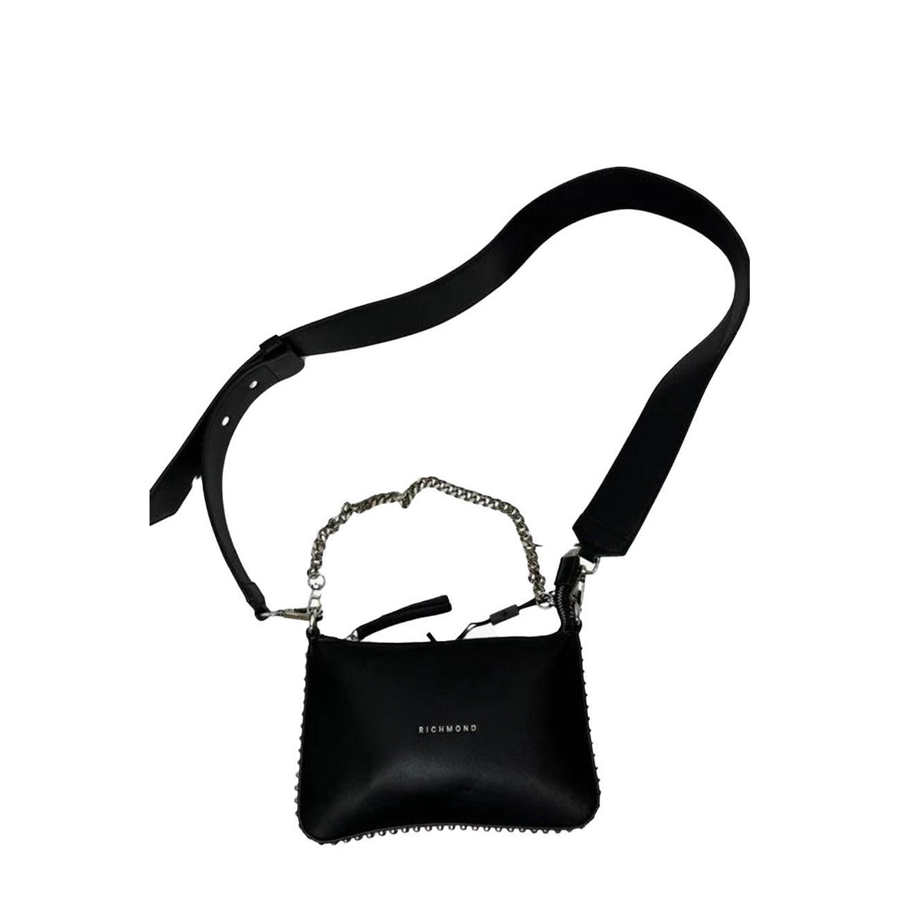 Richmond Women's Black Handbag and Shoulder Bag - Elegant Italian Style