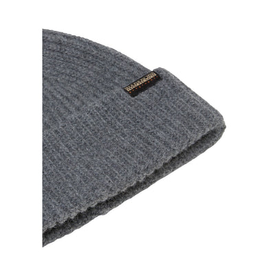 Napapijri Cappello Uomo Grigio - Cappello Acrilico Autunno Inverno