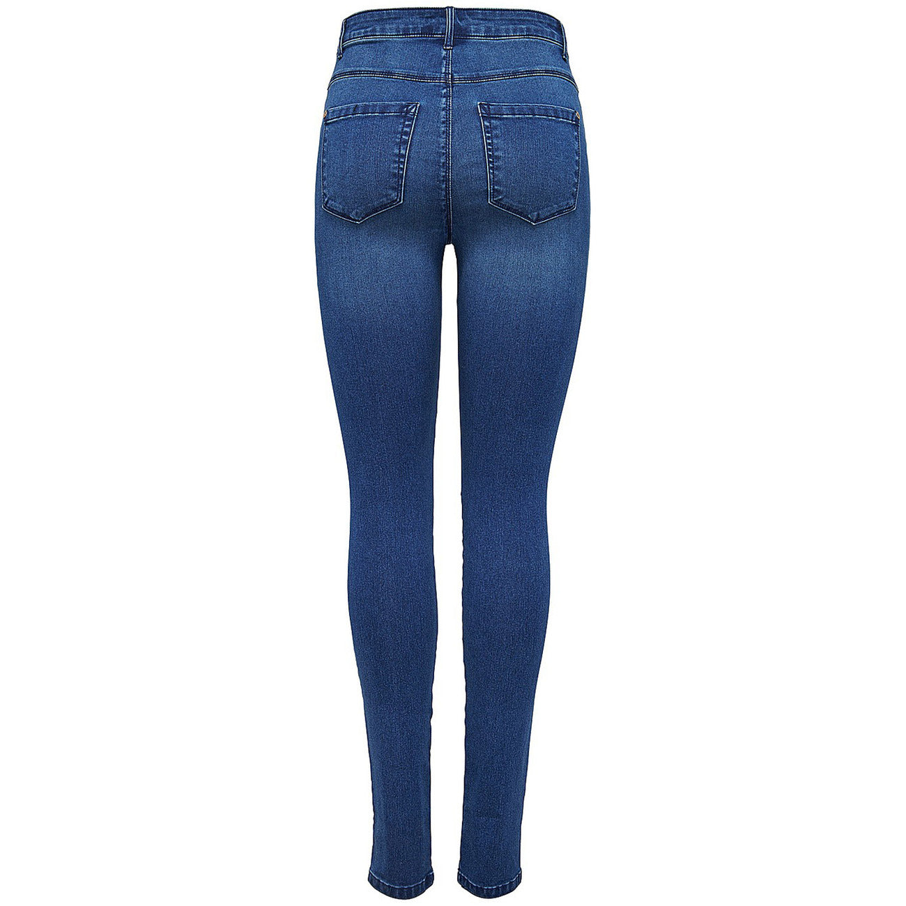 Only Jeans Donna Blu Zip Bottone Tasche Anteriori Posteriori Cotone 69% Poliestere 29% Elastan 2% 15097919