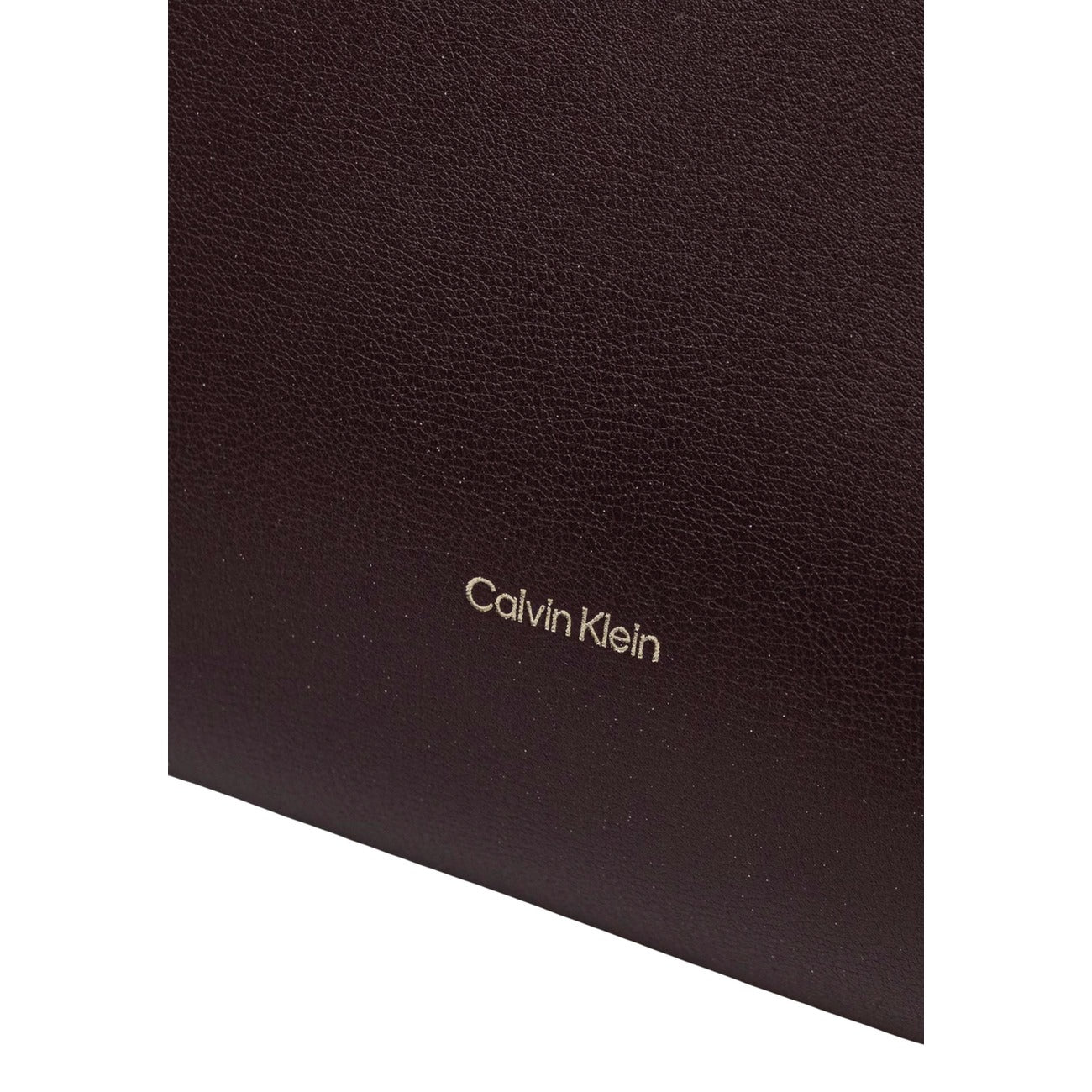 Calvin Klein Borsa Donna Marrone con Pochette Interna Tasca Interna - Borsa Poliuretano 31x25x9cm