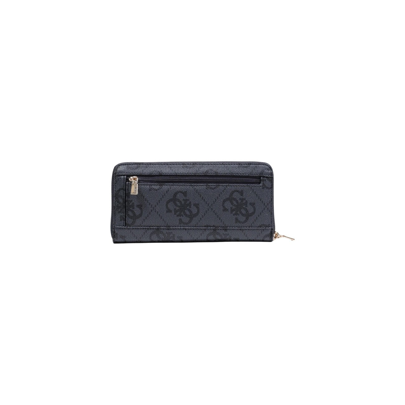 portafoglio grande Guess Janie Logo Zip Around color nero grigio dimensioni 21x10x2.5 cm vista posteriore 