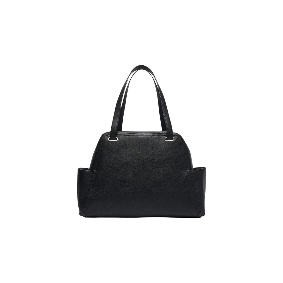 Borsa tote nero donna Calvin Klein – Shopping bag Pockets Monologo con zip LV04F3689G.